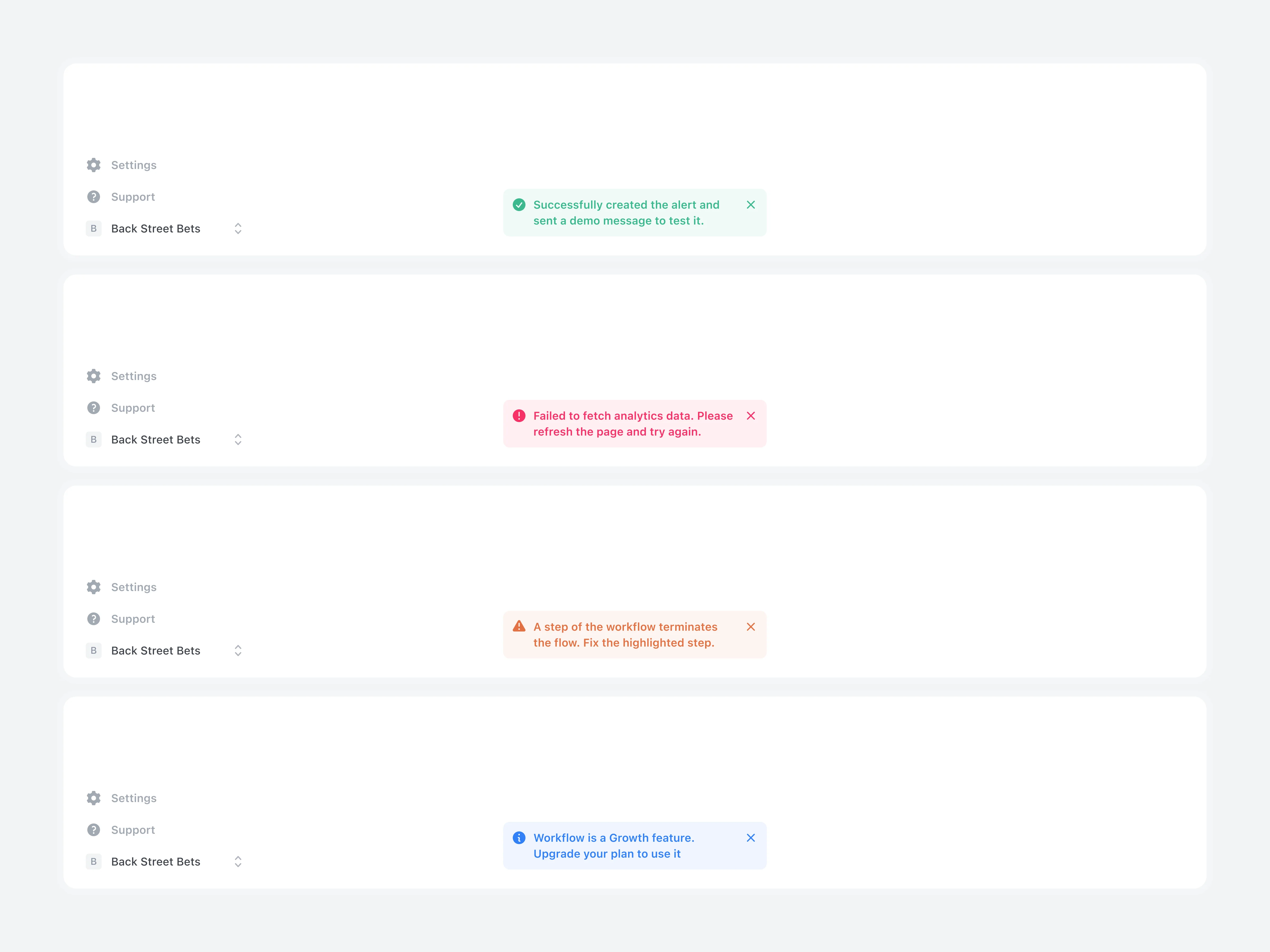 Notifications