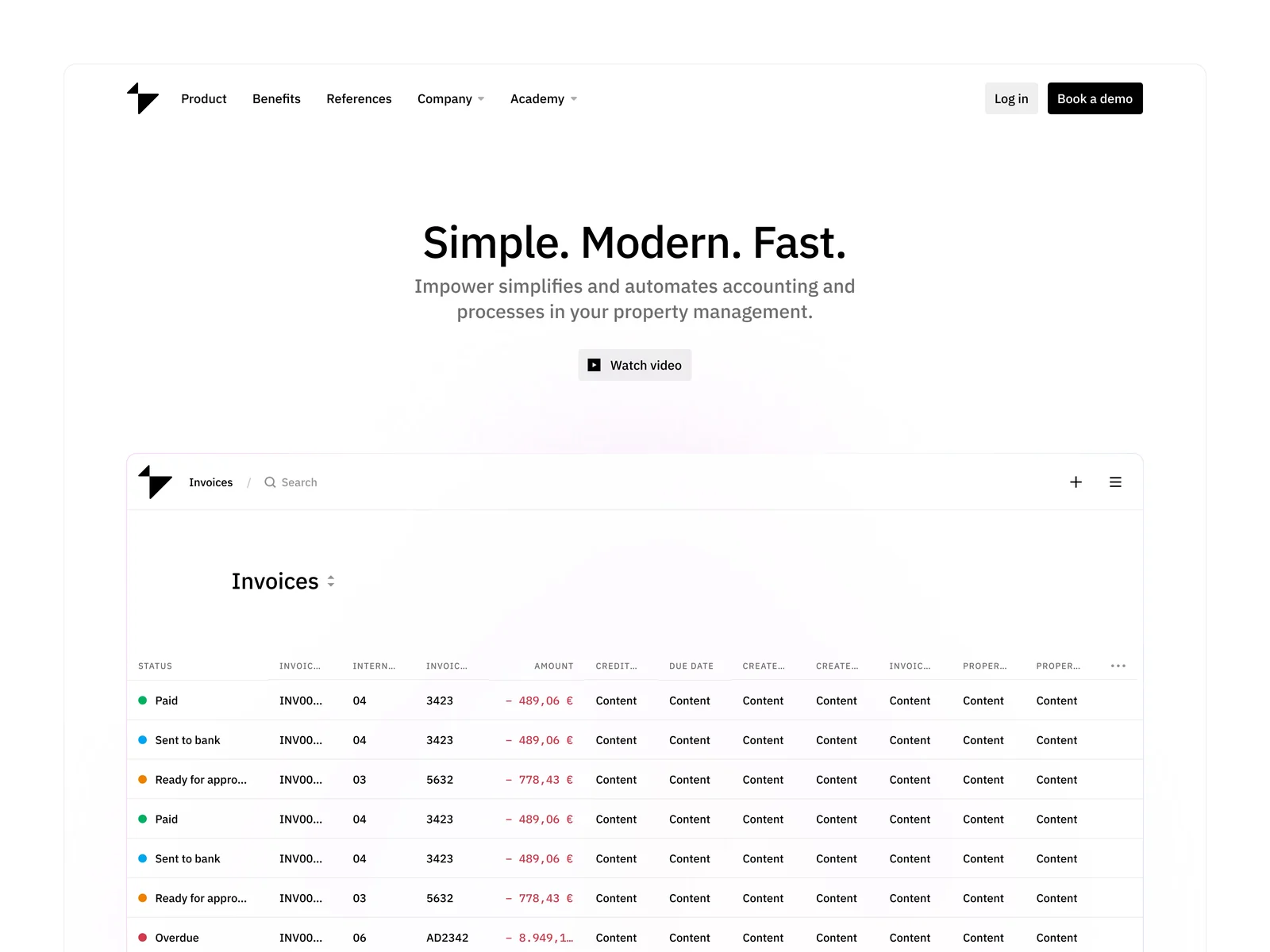 Home page
