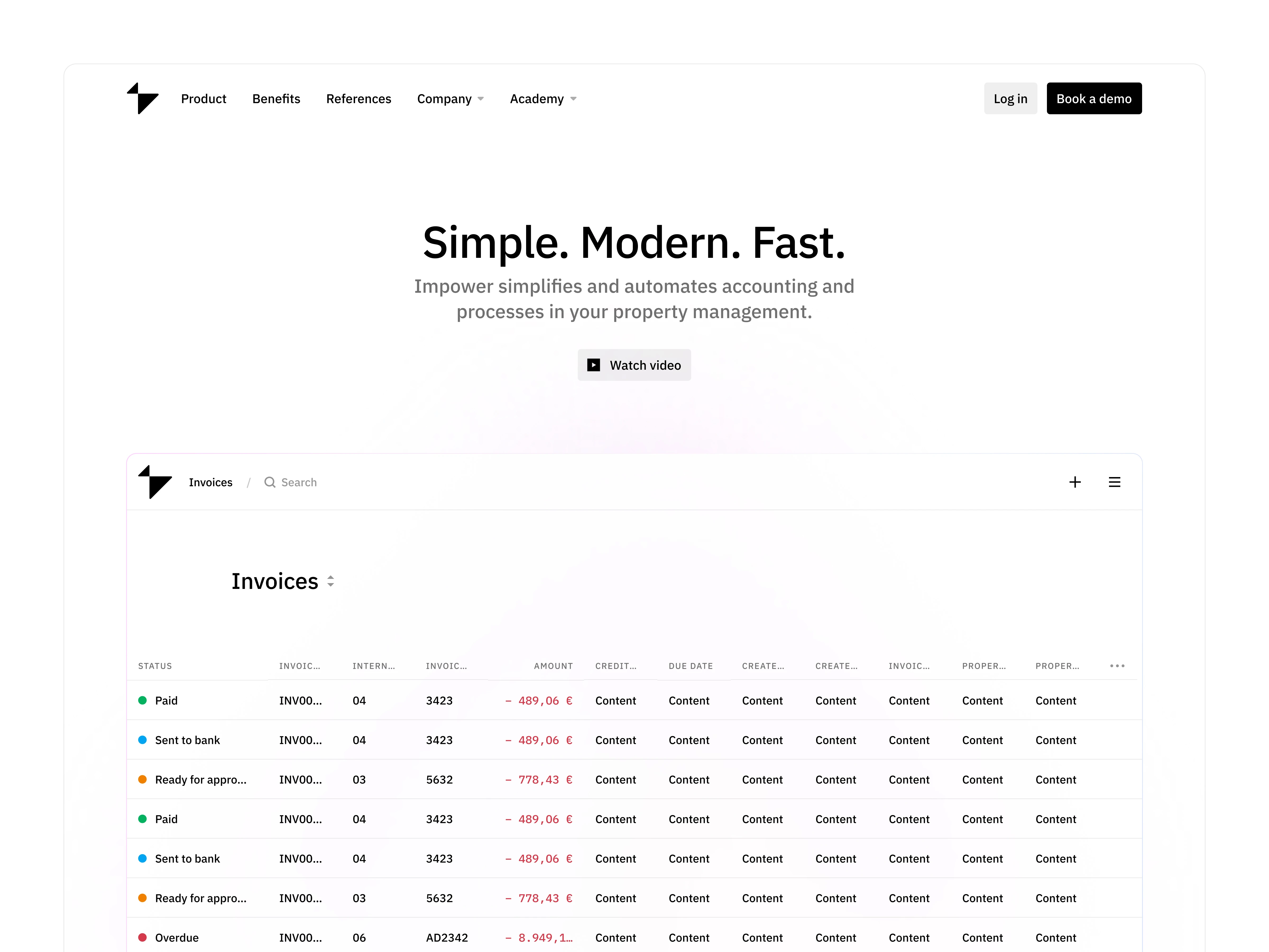 Impower — home page